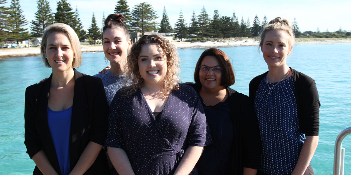 Albany District Insurance Brokers team photo.